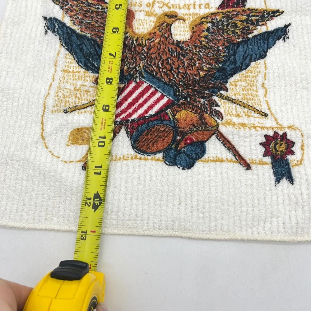 Vintage Cannon Americana Eagle‎ Declaration of Independence Washcloth Set of 2